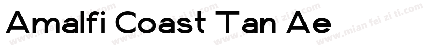Amalfi Coast Tan Ae字体转换
